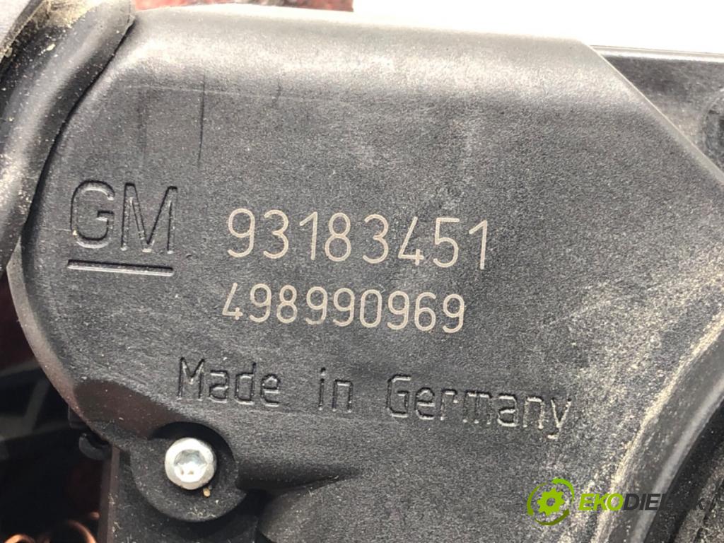 OPEL ZAFIRA B Nadwozie pełne/minivan (A05) 2005 - 2015    1.9 CDTI VAN (M75) 88 kW [120 KM] olej napędowy 2005 - 2015  přepínač kombinovaný 93183451 (Ovládaní topení a přepínače)