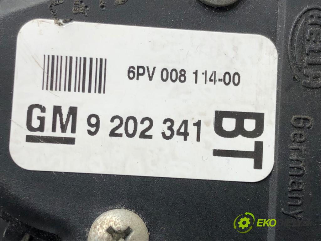 OPEL ZAFIRA B Nadwozie pełne/minivan (A05) 2005 - 2015    1.9 CDTI VAN (M75) 88 kW [120 KM] olej napędowy 2005 - 2015  Potenciometer plynu 9202341 (Pedále)
