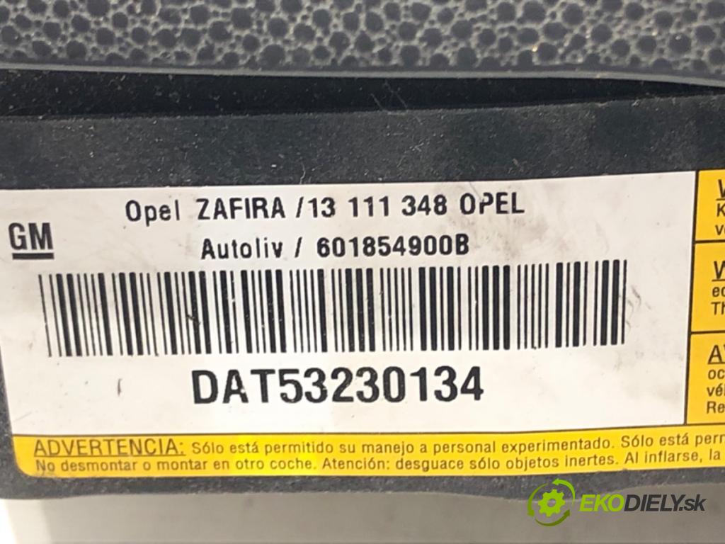 OPEL ZAFIRA B Nadwozie pełne/minivan (A05) 2005 - 2015    1.9 CDTI VAN (M75) 88 kW [120 KM] olej napędowy 2005 - 2015  AirBag volantu  (Airbagy)