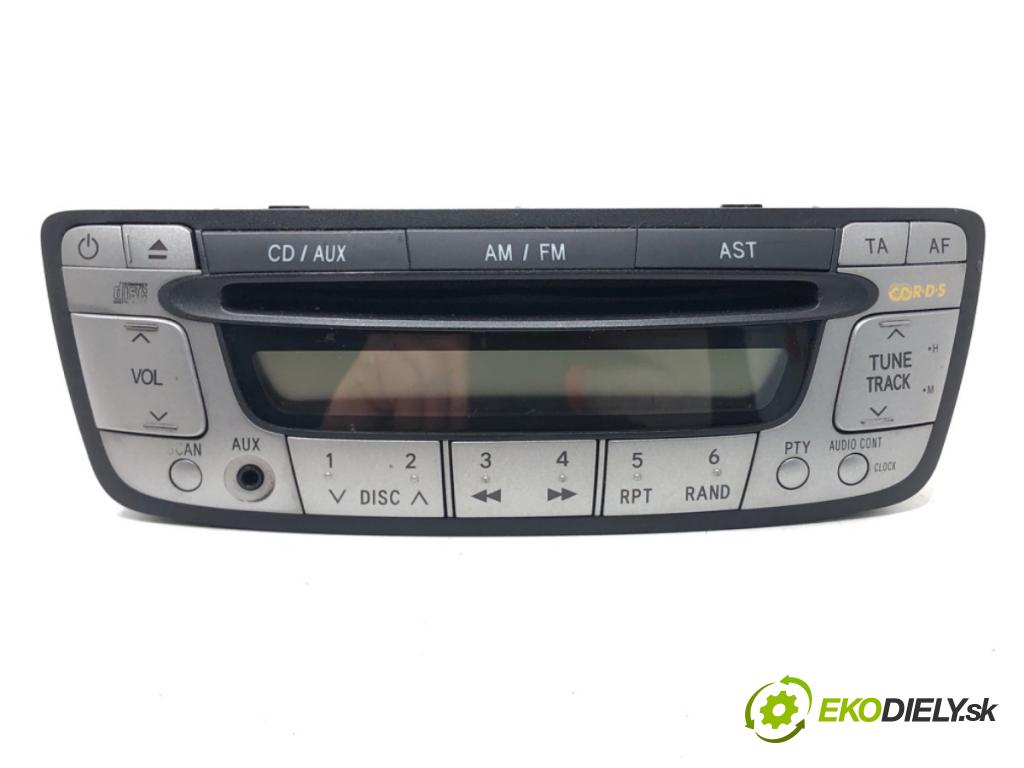 PEUGEOT 107 (PM_, PN_) 2005 - 2014    1.0 50 kW [68 KM] benzyna 2005 - 2014  RADIO 86120-0H010 (Audio zariadenia)