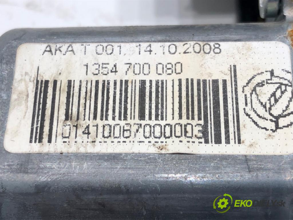 FIAT QUBO (225_) 2008 - 2022    1.4 (225AXA1A) 54 kW [73 KM] benzyna 2008 - 2022  mechanismus okna pravý přední část 1354700080