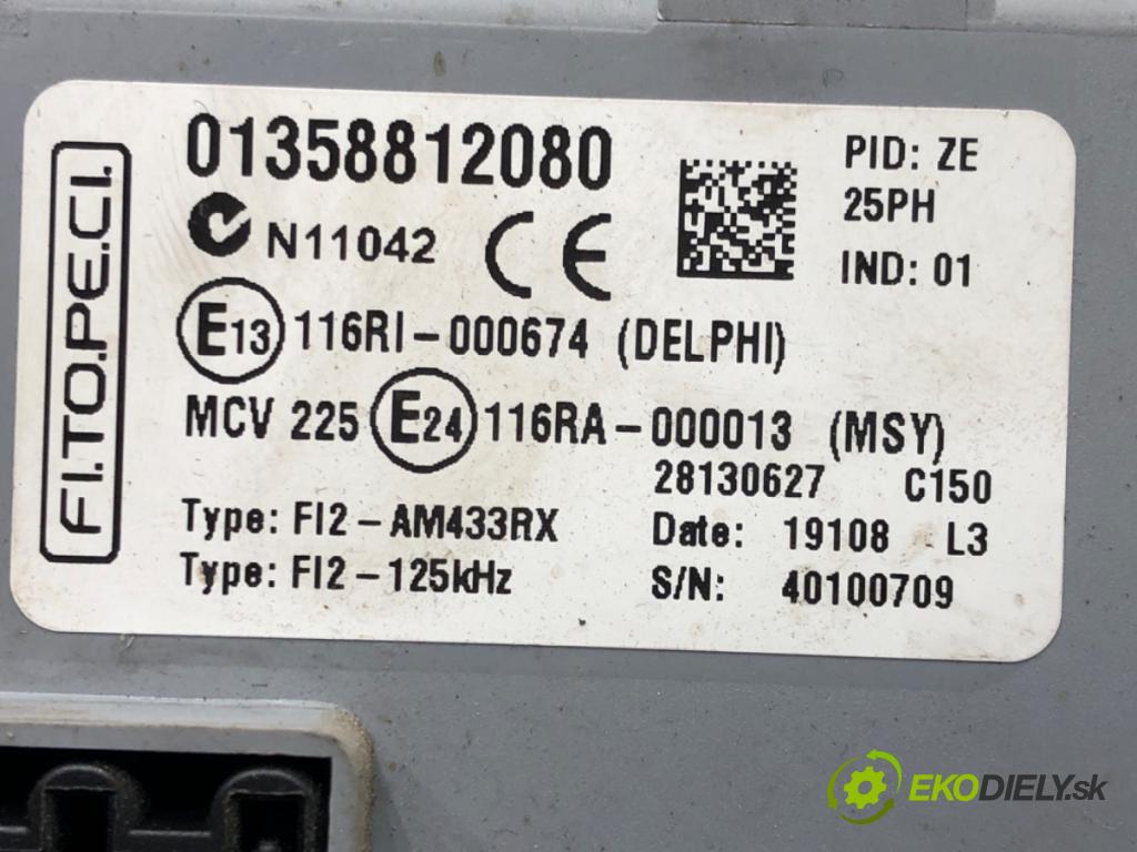 FIAT QUBO (225_) 2008 - 2022    1.4 (225AXA1A) 54 kW [73 KM] benzyna 2008 - 2022  modul BSI 01358812080 (Pojistkové skříňky)