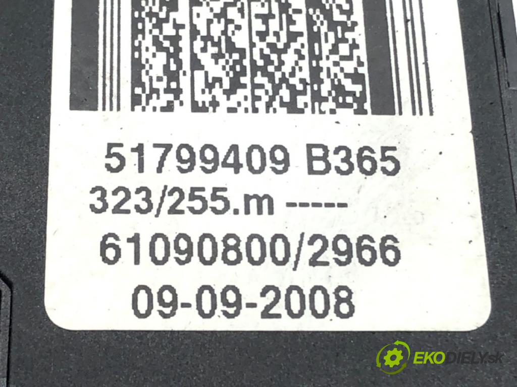 FIAT QUBO (225_) 2008 - 2022    1.4 (225AXA1A) 54 kW [73 KM] benzyna 2008 - 2022  Kocka, vložka spínacej skrinky 51799409 (Spínacie skrinky a kľúče)
