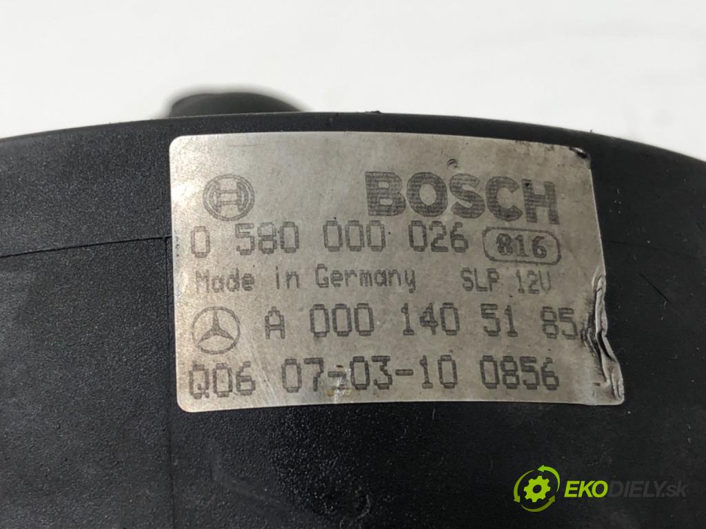 MERCEDES-BENZ KLASA S (W221) 2005 - 2013    S 500 4-matic (221.086, 221.186) 285 kW [388 KM] benzyna 2005 - 2013  Pumpa vzduchu sekundárneho A0001405185 (Ostatné)