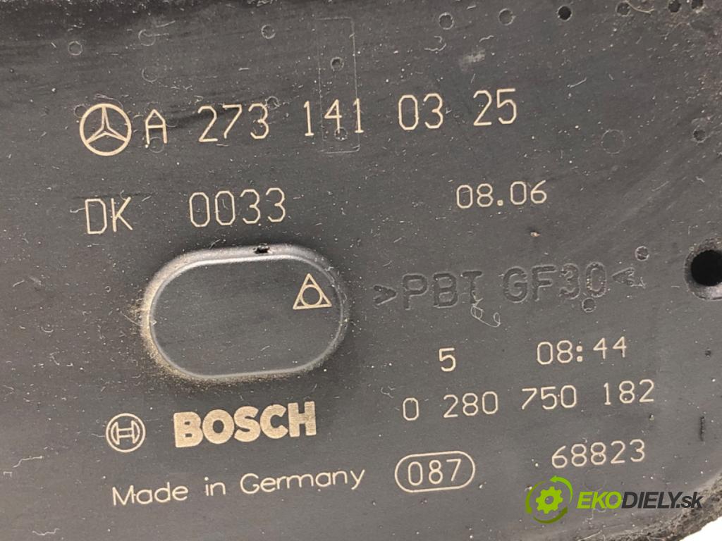 MERCEDES-BENZ KLASA S (W221) 2005 - 2013    S 500 4-matic (221.086, 221.186) 285 kW [388 KM] benzyna 2005 - 2013  Škrtiaca klapka A2731410325 (Škrtiace klapky)