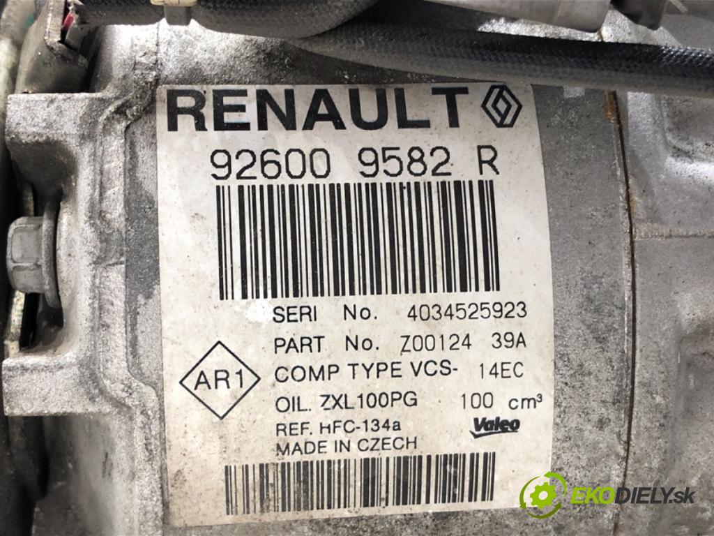 RENAULT CLIO IV (BH_) 2012 - 2022    1.2 16V 54 kW [73 KM] benzyna 2012 - 2022  kompresor klimatizace 926009582R (Kompresory)