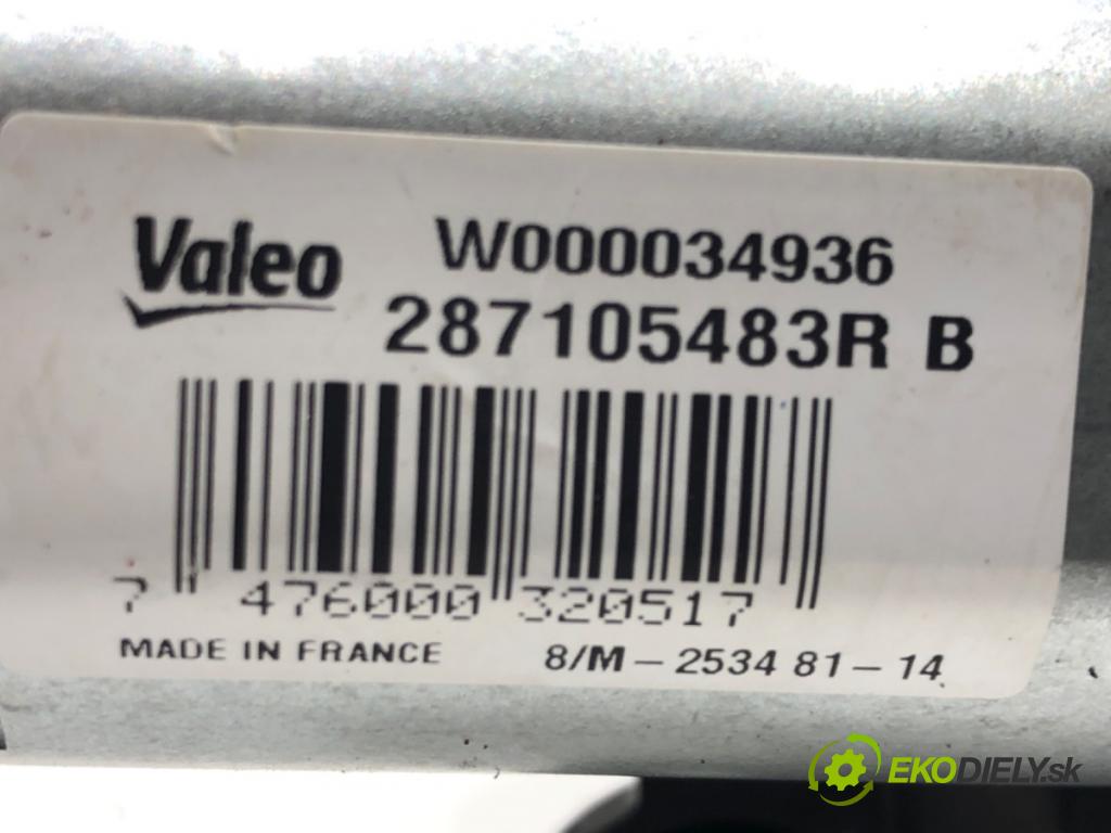 RENAULT CLIO IV (BH_) 2012 - 2022    1.2 16V 54 kW [73 KM] benzyna 2012 - 2022  motor stěračů zadní část 287105483R