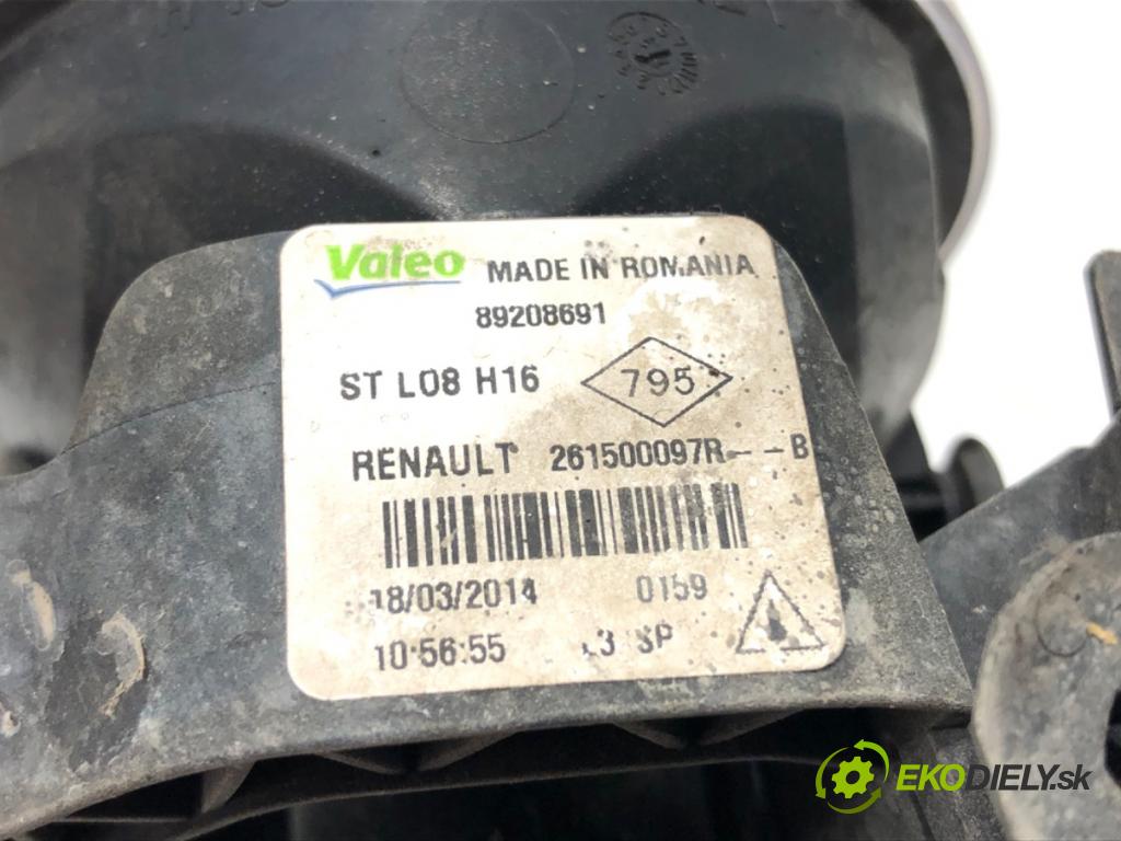 RENAULT CLIO IV (BH_) 2012 - 2022    1.2 16V 54 kW [73 KM] benzyna 2012 - 2022  hmlové svetlo, hmlovka pravý přední část 261500097R