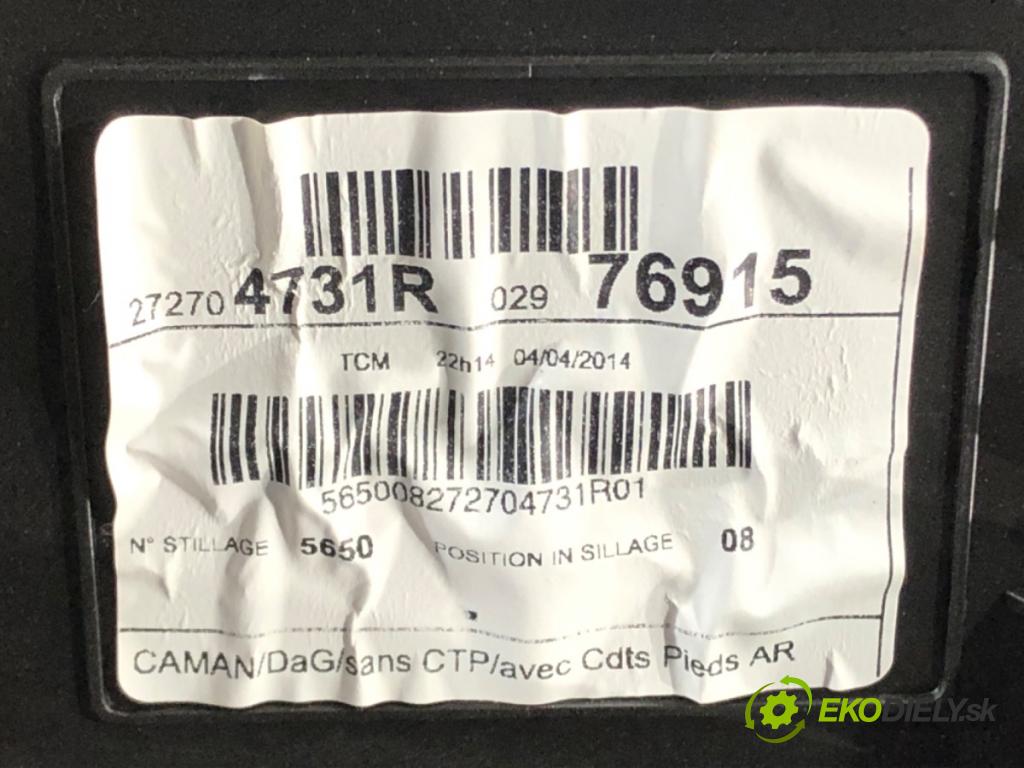 RENAULT CLIO IV (BH_) 2012 - 2022    1.2 16V 54 kW [73 KM] benzyna 2012 - 2022  topné těleso radiátor topení komplet KOMBAJN 272704731R (Radiátory topení)