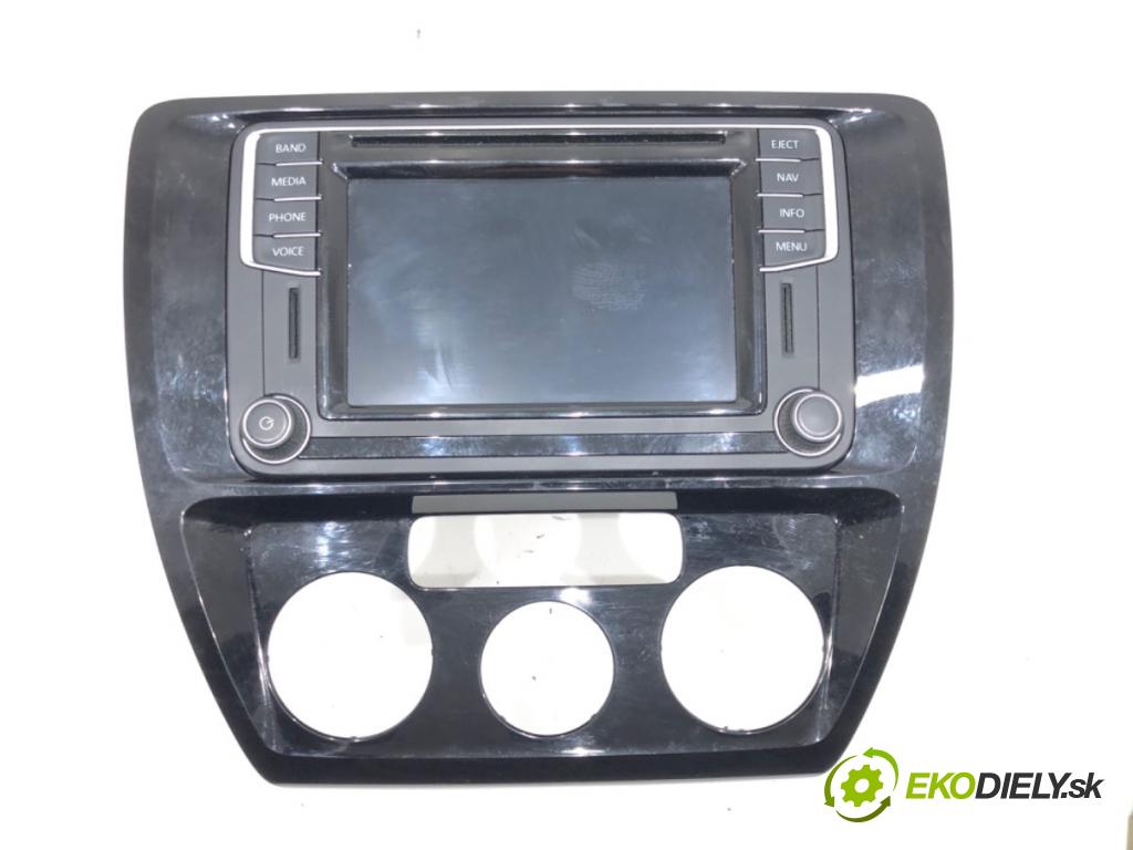 VW JETTA IV (162, 163, AV3, AV2) 2008 - 2022    1.8 TSI 125 kW [170 KM] benzyna 2014 - 2022  RADIO Navigácia 5C0035684 (Audio zariadenia)