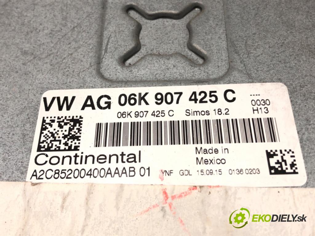 VW JETTA IV (162, 163, AV3, AV2) 2008 - 2022    1.8 TSI 125 kW [170 KM] benzyna 2014 - 2022  riadiaca jednotka Motor 06K907425C (Riadiace jednotky)