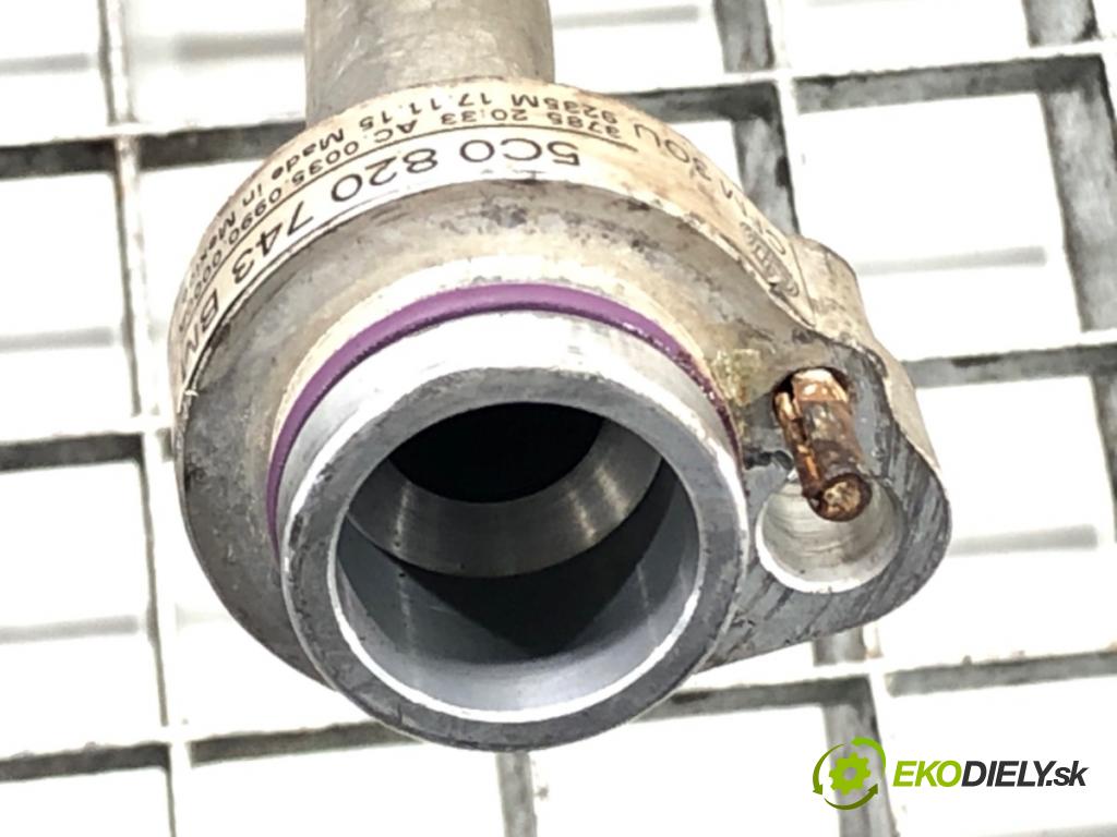 VW JETTA IV (162, 163, AV3, AV2) 2008 - 2022    1.8 TSI 125 kW [170 KM] benzyna 2014 - 2022  rúrka klimatizácie 5C0820743BM (Rúrky klimatizácie)