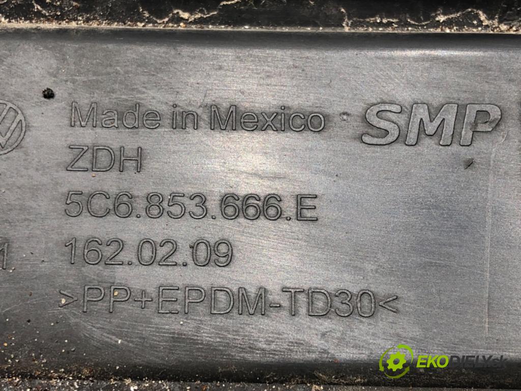 VW JETTA IV (162, 163, AV3, AV2) 2008 - 2022    1.8 TSI 125 kW [170 KM] benzyna 2014 - 2022  mří nárazníka pravý přední část 5C6853666E