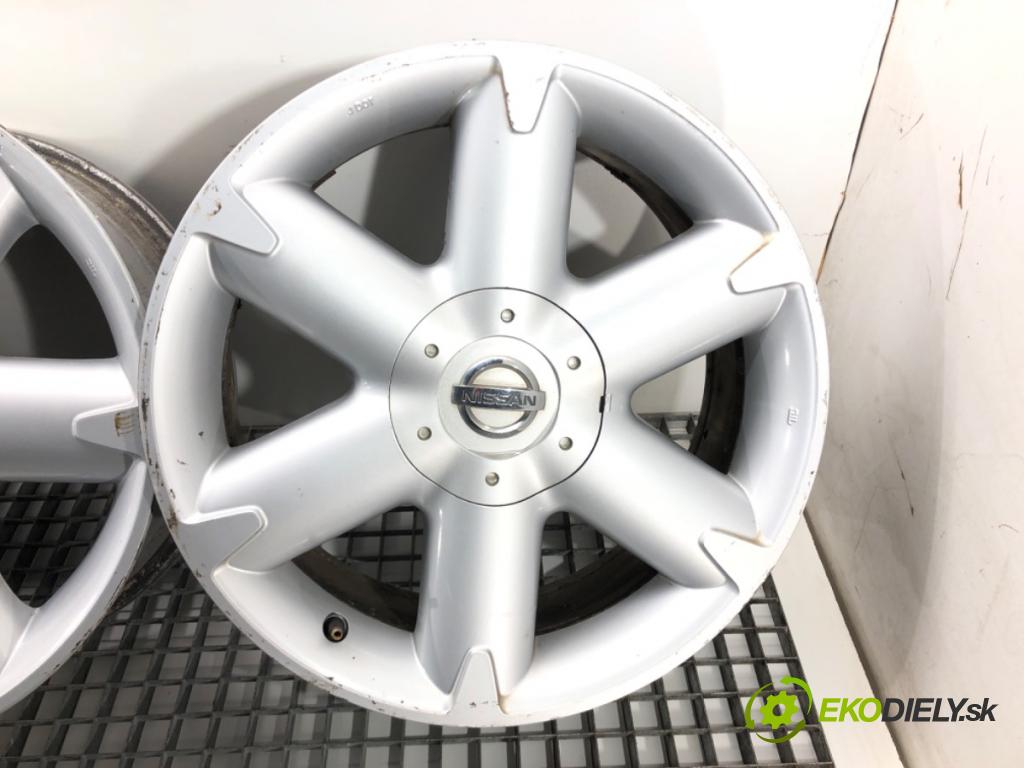 NISSAN MURANO Z50 SUV 2006 172 kW 3.5 3498 disky hlinikové 18 7J 5X114,3 ET40 střed CENTR. 66,6 SLC51862