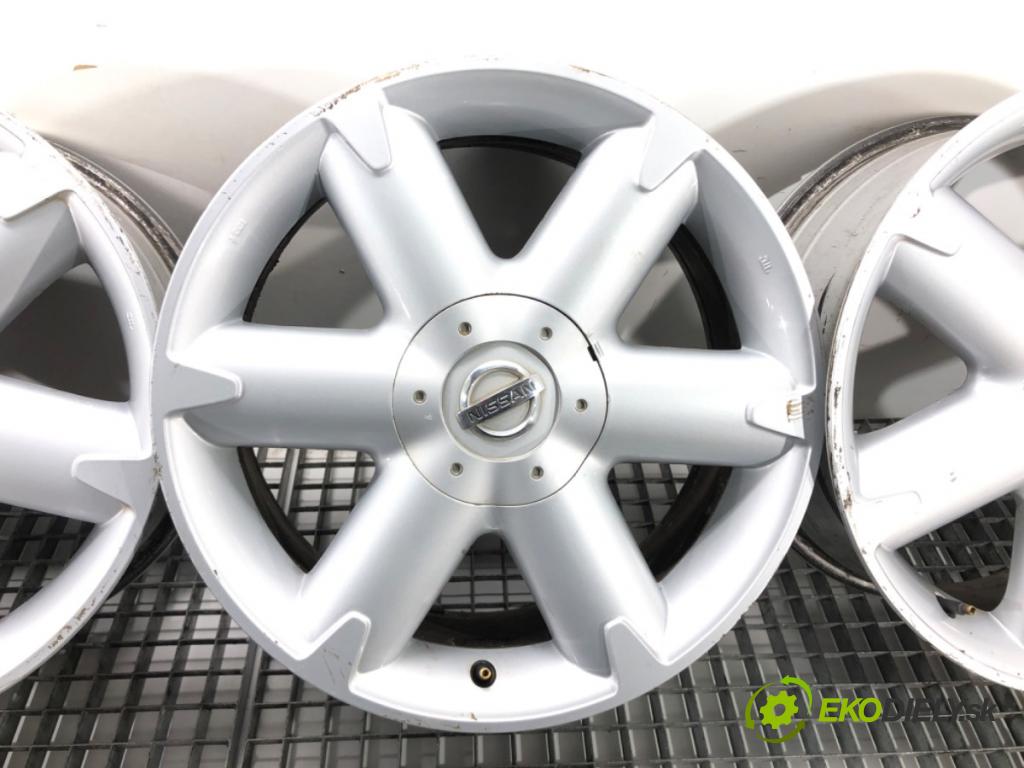 NISSAN MURANO Z50 SUV 2006 172 kW 3.5 3498 disky hlinikové 18 7J 5X114,3 ET40 střed CENTR. 66,6 SLC51862