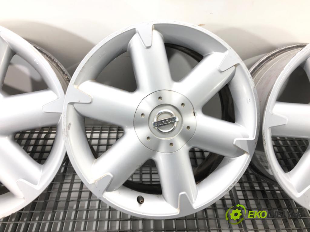 NISSAN MURANO Z50 SUV 2006 172 kW 3.5 3498 disky hlinikové 18 7J 5X114,3 ET40 střed CENTR. 66,6 SLC51862