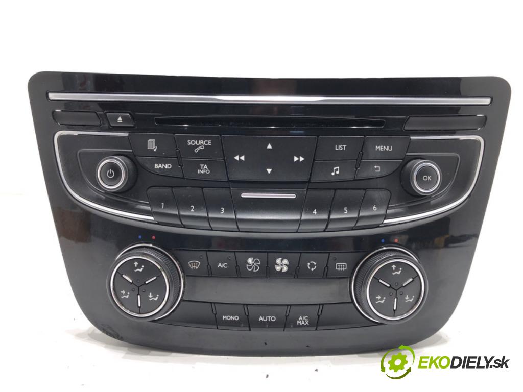 PEUGEOT 508 I (8D_) 2010 - 2018    2.0 HDi 103 kW [140 KM] olej napędowy 2010 - 2018  RADIO 9801175280 (Audio zariadenia)