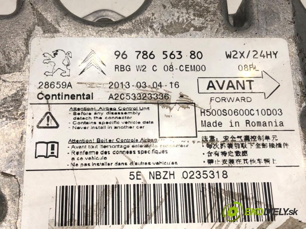 PEUGEOT 508 I (8D_) 2010 - 2018    2.0 HDi 103 kW [140 KM] olej napędowy 2010 - 2018  senzor airbag 9678656380 (Snímače)