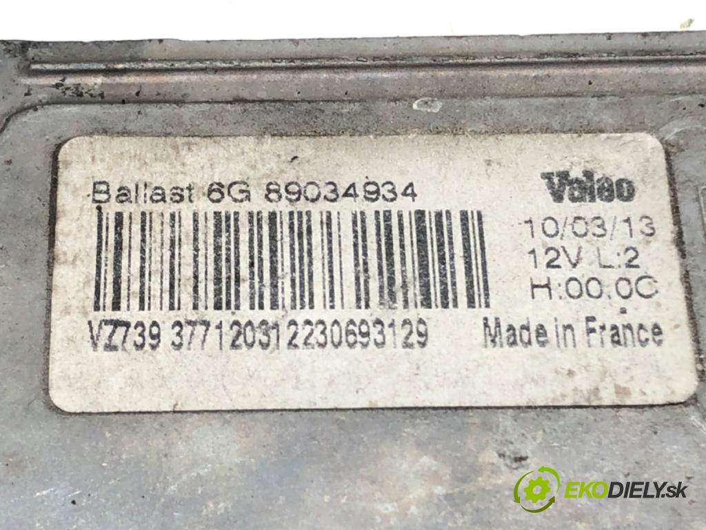 PEUGEOT 508 I (8D_) 2010 - 2018    2.0 HDi 103 kW [140 KM] olej napędowy 2010 - 2018  Menič XENON 89034934 (Riadiace jednotky xenónu)