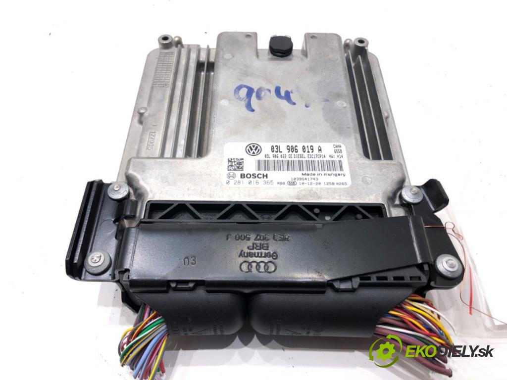 SEAT EXEO (3R2) 2008 - 2013    2.0 TDI 125 kW [170 KM] olej napędowy 2009 - 2013  riadiaca jednotka Motor 03L906019A (Riadiace jednotky)