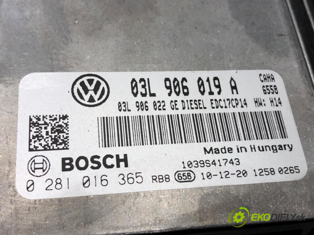 SEAT EXEO (3R2) 2008 - 2013    2.0 TDI 125 kW [170 KM] olej napędowy 2009 - 2013  riadiaca jednotka Motor 03L906019A (Riadiace jednotky)