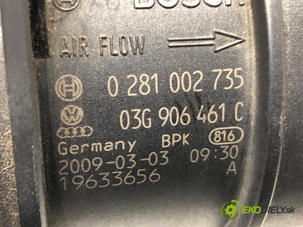 SEAT EXEO (3R2) 2008 - 2013    2.0 TDI 125 kW [170 KM] olej napędowy 2009 - 2013  Váha vzduchu 0281002735 (Váhy vzduchu)