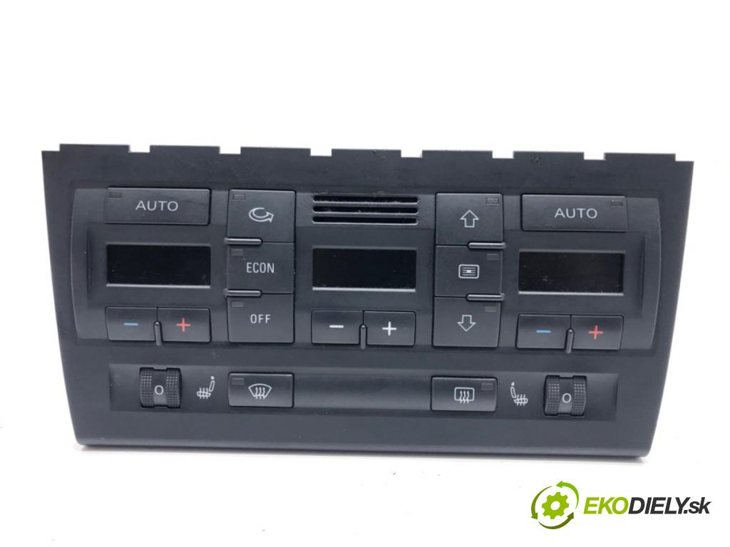 SEAT EXEO (3R2) 2008 - 2013    2.0 TDI 125 kW [170 KM] olej napędowy 2009 - 2013  Panel ovládania kúrenia 8E0820043BM (Prepínače, spínače, tlačidlá a ovládače kúrenia)