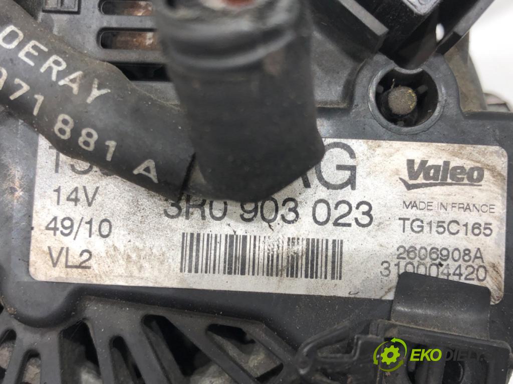 SEAT EXEO (3R2) 2008 - 2013    2.0 TDI 125 kW [170 KM] olej napędowy 2009 - 2013  Alternátor 3R0903023 (Alternátory)