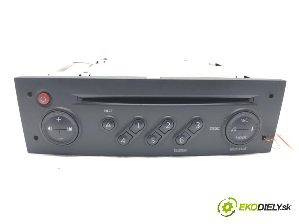 RENAULT CLIO III (BR0/1, CR0/1) 2005 - 2014    1.5 dCi (BR1C, CR1C) 76 kW [103 KM] olej napędowy 2005 - 2012  RADIO 8200607915B (Audio zariadenia)