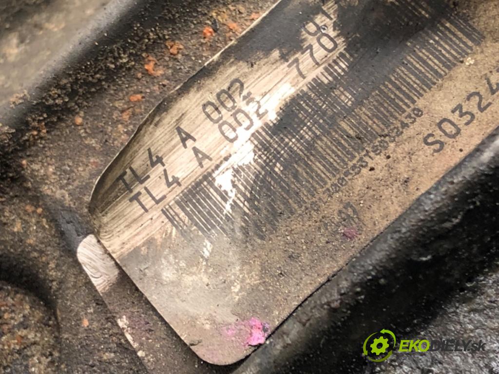 RENAULT CLIO III (BR0/1, CR0/1) 2005 - 2014    1.5 dCi (BR1C, CR1C) 76 kW [103 KM] olej napędowy 2005 - 2012  Prevodovka TL4002 (Prevodovky)