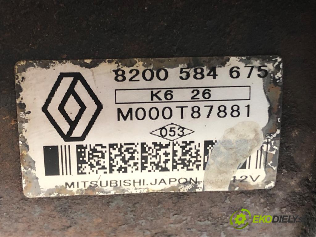 RENAULT CLIO III (BR0/1, CR0/1) 2005 - 2014    1.5 dCi (BR1C, CR1C) 76 kW [103 KM] olej napędowy 2005 - 2012  Štartér 8200584675 (Štartéry)