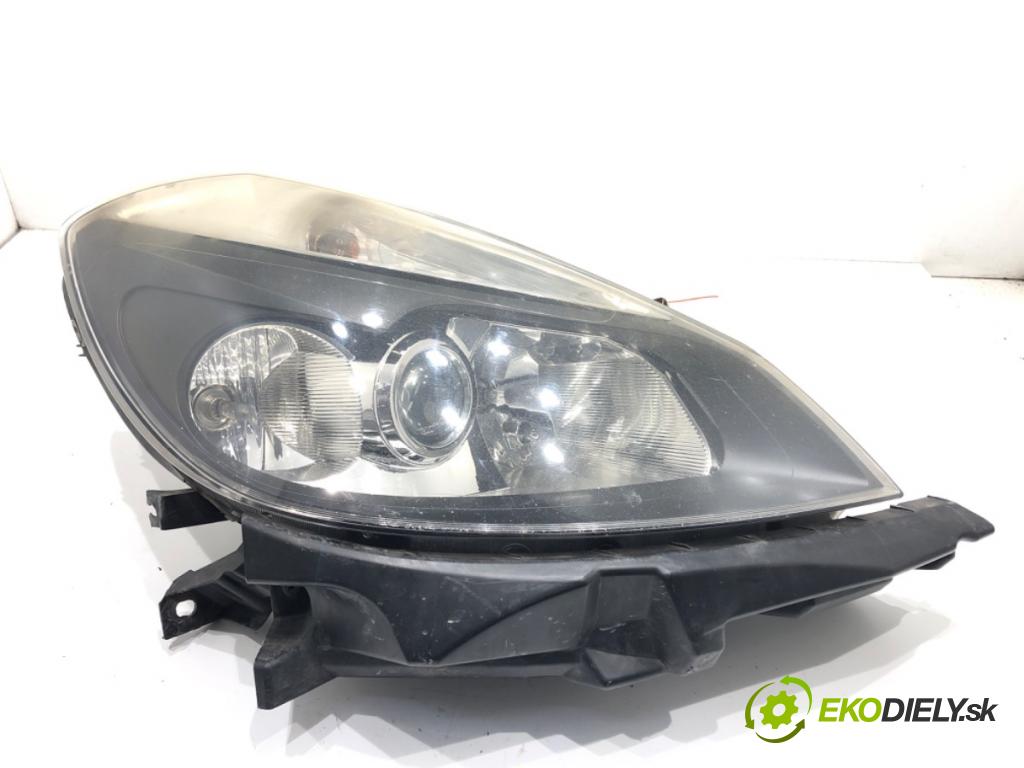 RENAULT CLIO III (BR0/1, CR0/1) 2005 - 2014    1.5 dCi (BR1C, CR1C) 76 kW [103 KM] olej napędowy 2005 - 2012  Svetlomet pravy predný 8200261612