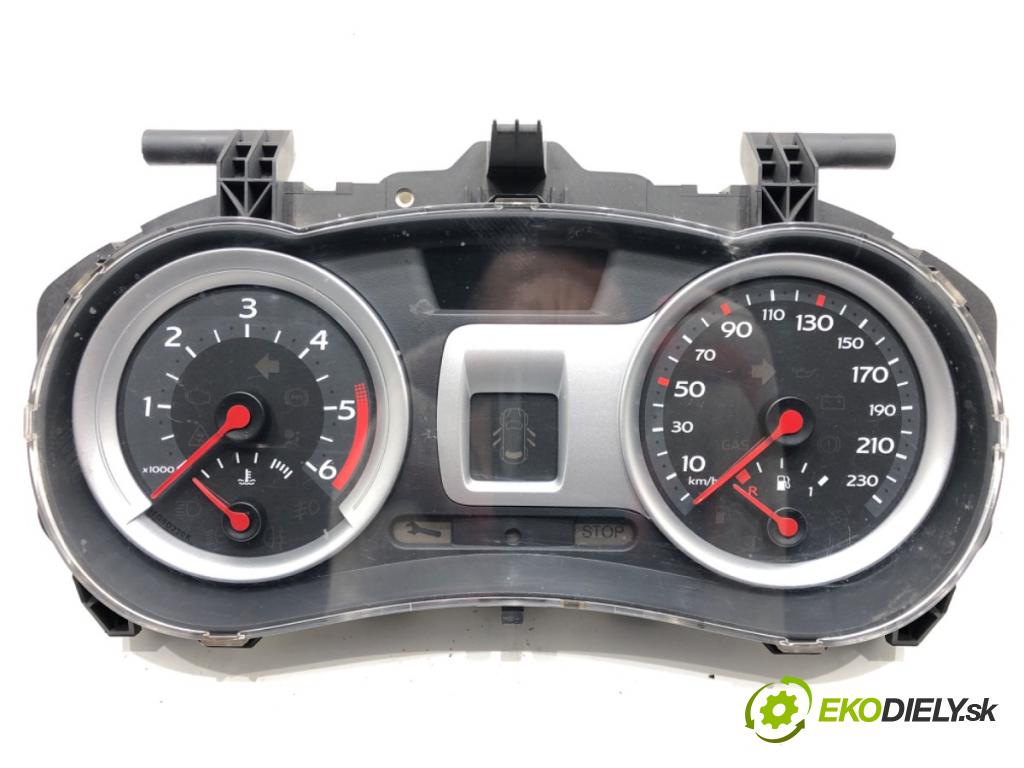 RENAULT CLIO III (BR0/1, CR0/1) 2005 - 2014    1.5 dCi (BR1C, CR1C) 76 kW [103 KM] olej napędowy 2005 - 2012  Prístrojovka 8200582705H (Prístrojové dosky, displeje)