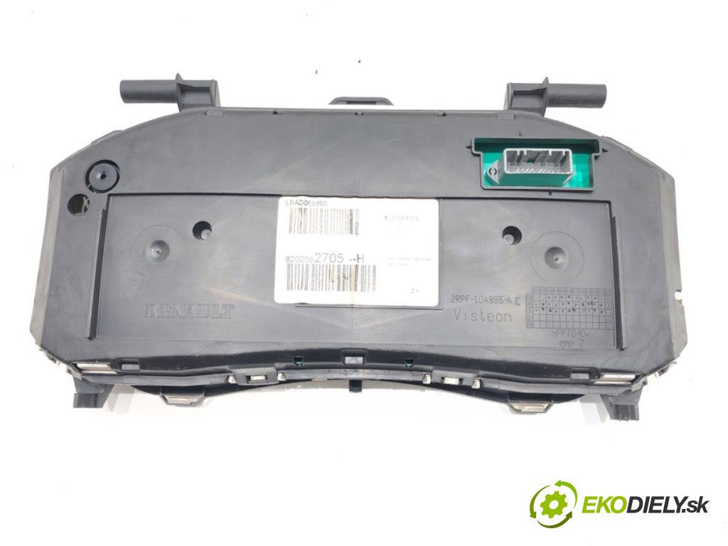 RENAULT CLIO III (BR0/1, CR0/1) 2005 - 2014    1.5 dCi (BR1C, CR1C) 76 kW [103 KM] olej napędowy 2005 - 2012  Prístrojovka 8200582705H (Prístrojové dosky, displeje)