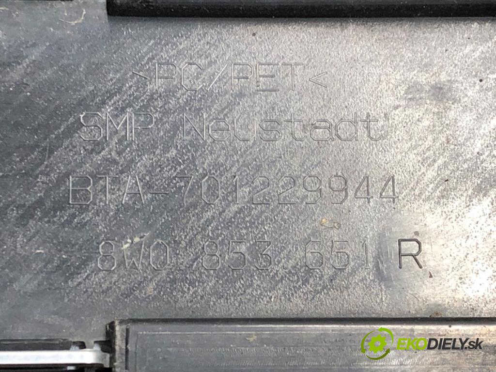 AUDI A4 Allroad B9 (8WH, 8WJ) 2016 - 2022    2.0 TFSI quattro 185 kW [252 KM] benzyna 2016 - 2022  mřížka maska 8W0853651R (Mřížky (masky) chladičů)