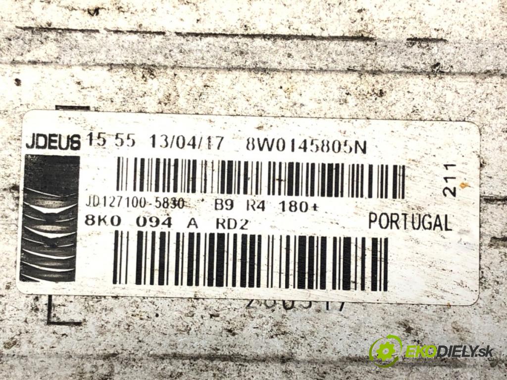 AUDI A4 Allroad B9 (8WH, 8WJ) 2016 - 2022    2.0 TFSI quattro 185 kW [252 KM] benzyna 2016 - 2022  intercooler 8W0145805N (Chladiče nasávaného vzduchu (intercoolery))