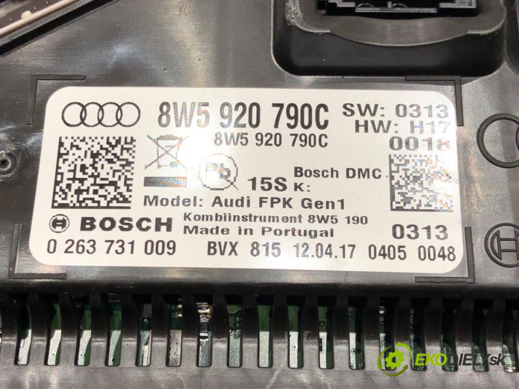 AUDI A4 Allroad B9 (8WH, 8WJ) 2016 - 2022    2.0 TFSI quattro 185 kW [252 KM] benzyna 2016 - 2022  prístrojovka 8W5920790C (Přístrojové desky, displeje)