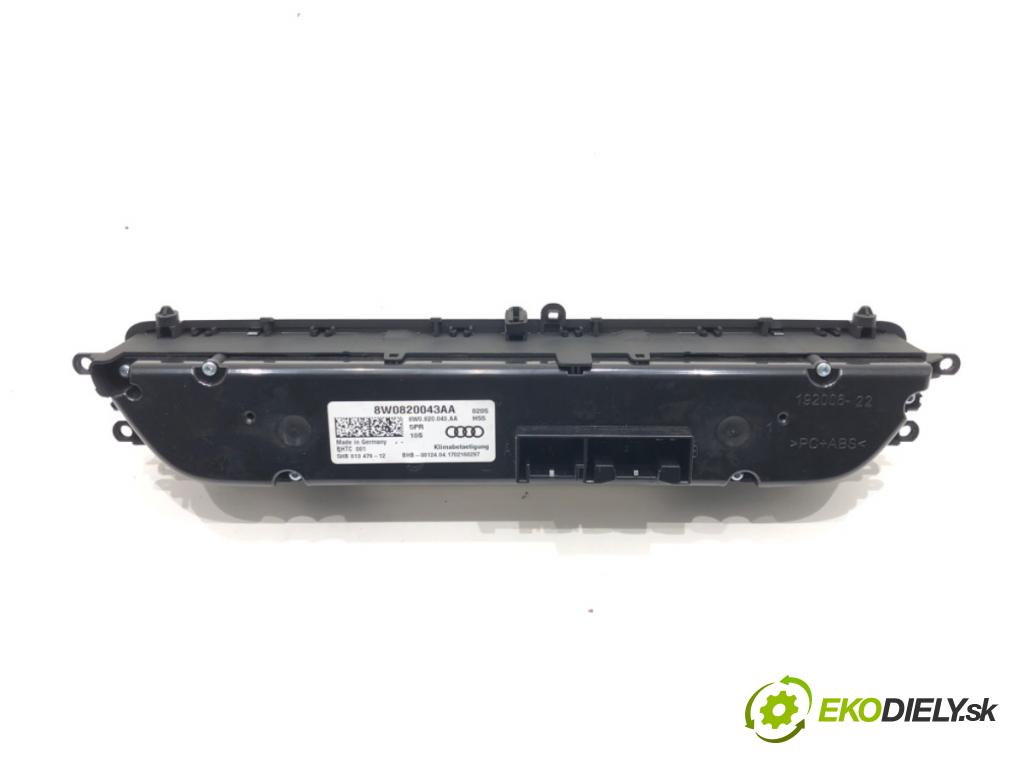 AUDI A4 Allroad B9 (8WH, 8WJ) 2016 - 2022    2.0 TFSI quattro 185 kW [252 KM] benzyna 2016 - 2022  Panel ovládania kúrenia 8W0820043AA (Prepínače, spínače, tlačidlá a ovládače kúrenia)