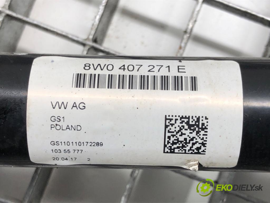 AUDI A4 Allroad B9 (8WH, 8WJ) 2016 - 2022    2.0 TFSI quattro 185 kW [252 KM] benzyna 2016 - 2022  Poloos pravy predný 8W0407271E
