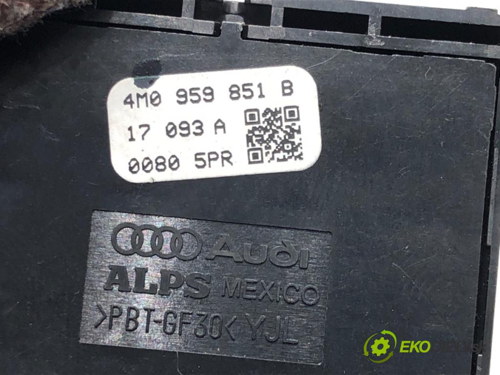 AUDI A4 Allroad B9 (8WH, 8WJ) 2016 - 2022    2.0 TFSI quattro 185 kW [252 KM] benzyna 2016 - 2022  Prepínač okien 4M0959851B (Prepínače, spínače, tlačidlá a ovládače kúrenia)