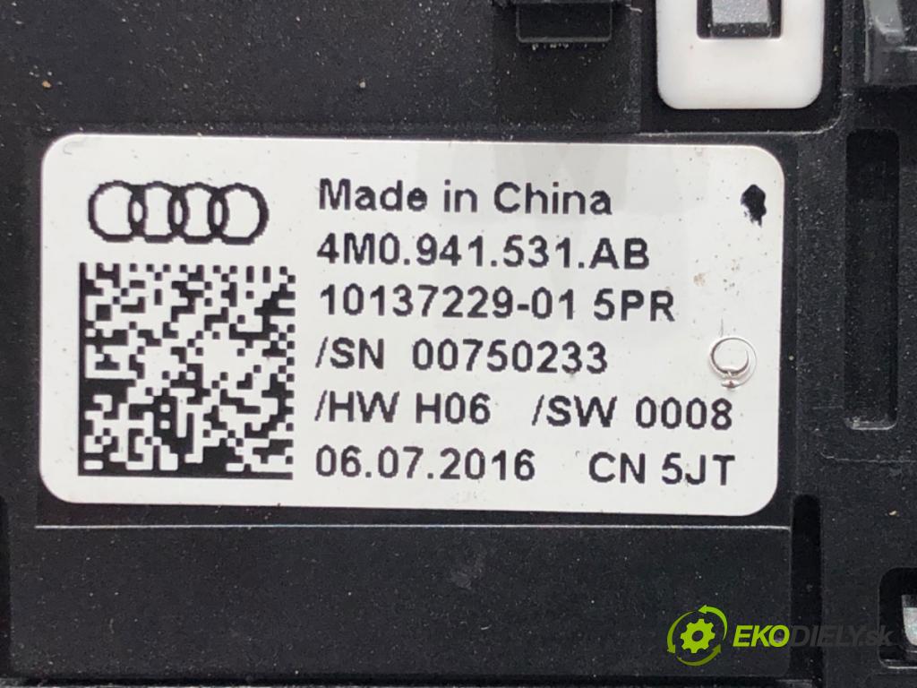 AUDI A4 Allroad B9 (8WH, 8WJ) 2016 - 2022    2.0 TFSI quattro 185 kW [252 KM] benzyna 2016 - 2022  spínač světel 4M0941531AB