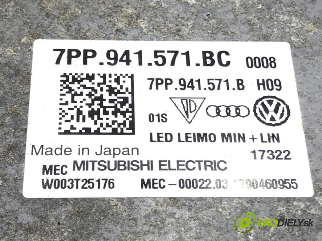 AUDI A4 Allroad B9 (8WH, 8WJ) 2016 - 2022    2.0 TFSI quattro 185 kW [252 KM] benzyna 2016 - 2022  Menič XENON 7PP941571BC (Riadiace jednotky xenónu)