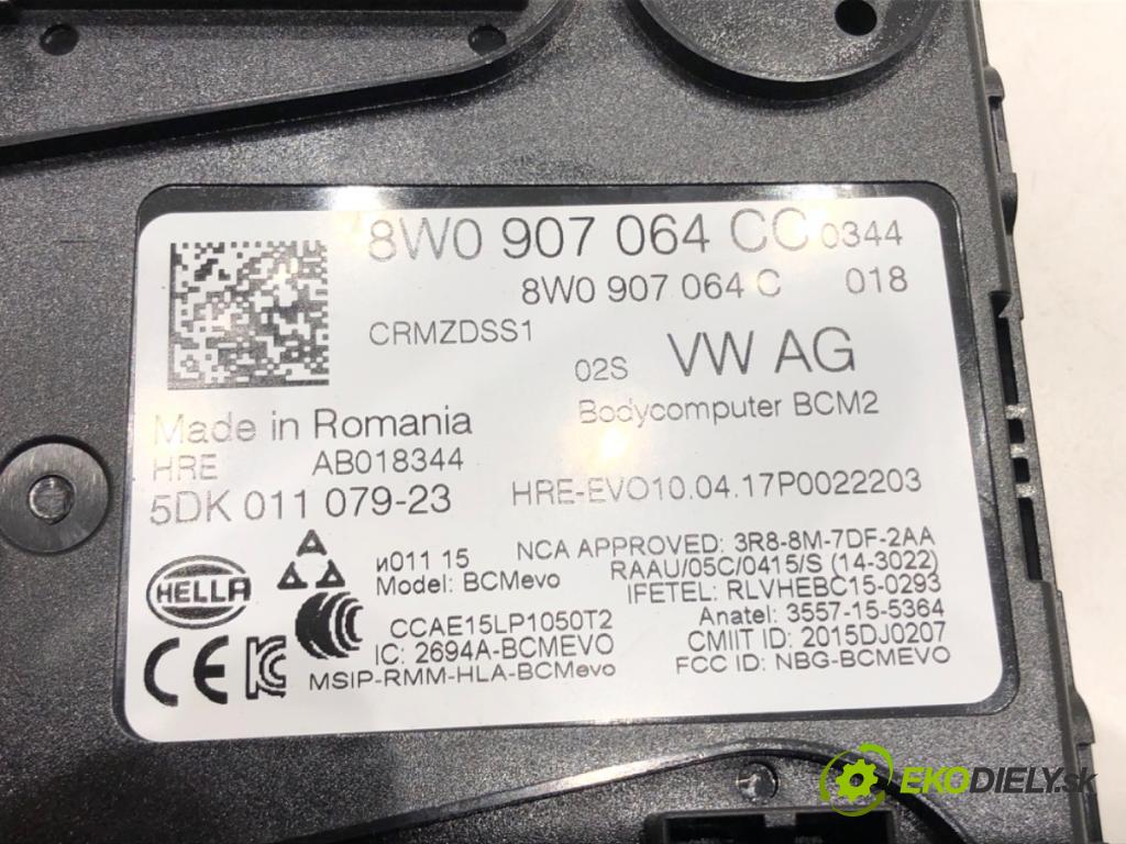 AUDI A4 Allroad B9 (8WH, 8WJ) 2016 - 2022    2.0 TFSI quattro 185 kW [252 KM] benzyna 2016 - 2022  modul komfortu BCM 8W0907064CC