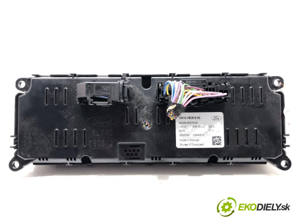 FORD ECOSPORT 2011 - 2022    1.0 EcoBoost 92 kW [125 KM] benzyna 2013 - 2022  Panel ovládania kúrenia GN15-18C612-HL (Prepínače, spínače, tlačidlá a ovládače kúrenia)