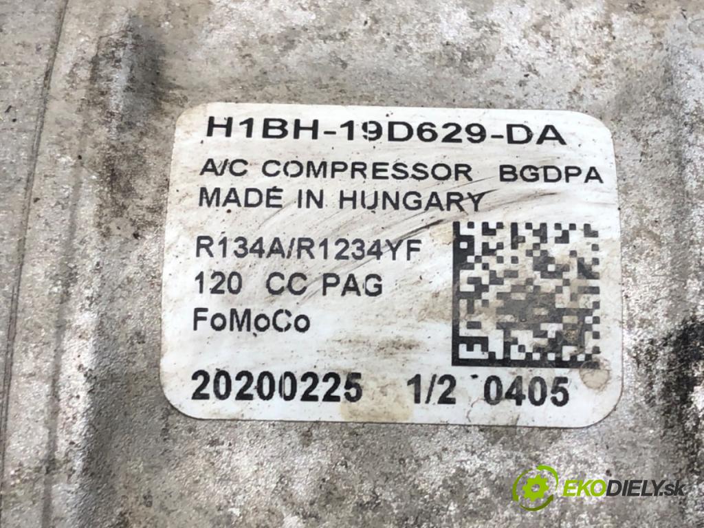 FORD ECOSPORT 2011 - 2022    1.0 EcoBoost 92 kW [125 KM] benzyna 2013 - 2022  kompresor klimatizace H1BH-19D629-DA (Kompresory)