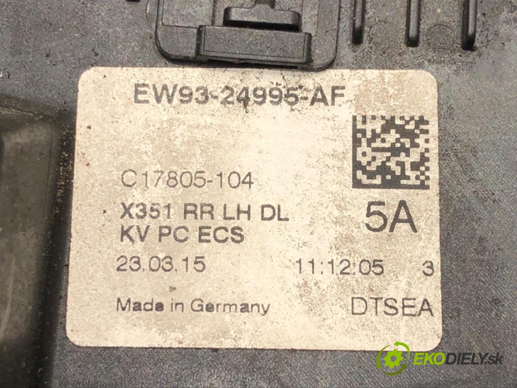 JAGUAR XJ (X351) 2009 - 2022    3.0 SDV6 202 kW [275 KM] olej napędowy 2009 - 2016  zámok dveře levý zadní část EW93-24995-AF