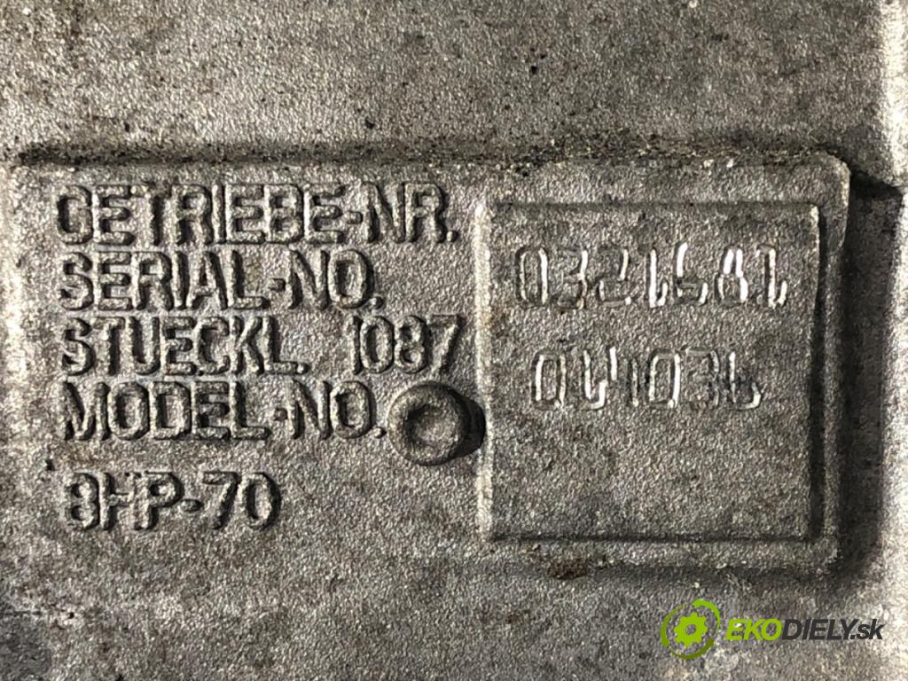 JAGUAR XJ (X351) 2009 - 2022    3.0 SDV6 202 kW [275 KM] olej napędowy 2009 - 2016  Prevodovka DW93-7000-CC (Prevodovky)