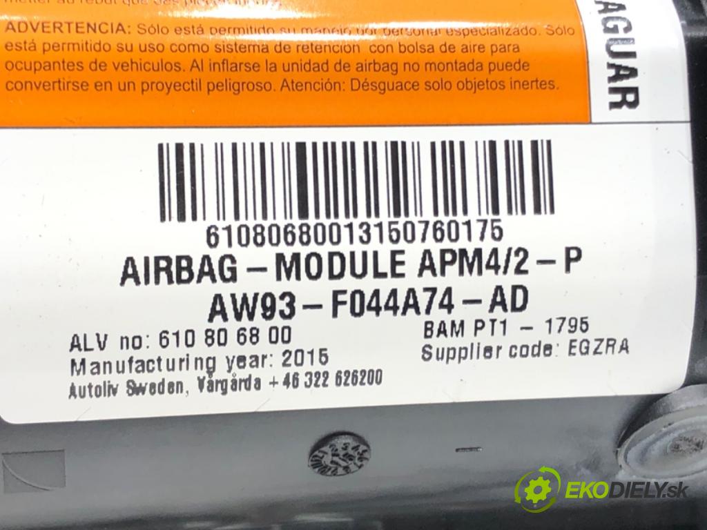 JAGUAR XJ (X351) 2009 - 2022    3.0 SDV6 202 kW [275 KM] olej napędowy 2009 - 2016  AirBag spolujazdca AW93-F044A74–AD (Airbagy)