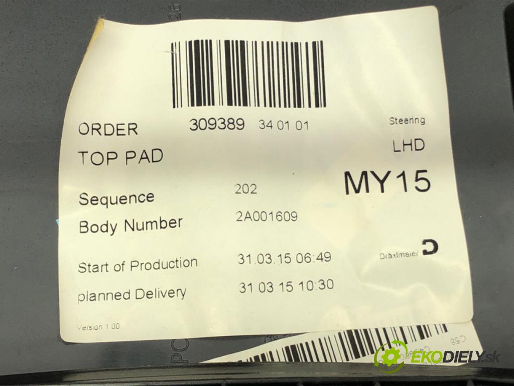 JAGUAR XJ (X351) 2009 - 2022    3.0 SDV6 202 kW [275 KM] olej napędowy 2009 - 2016  Palubná doska  (Palubné dosky)