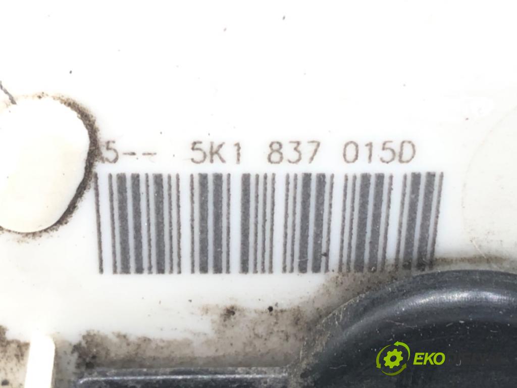 VW GOLF VII Variant (BA5, BV5) 2013 - 2022    1.6 TDI 81 kW [110 KM] olej napędowy 2013 - 2017  zámok dveře levý přední část 5K1837015D